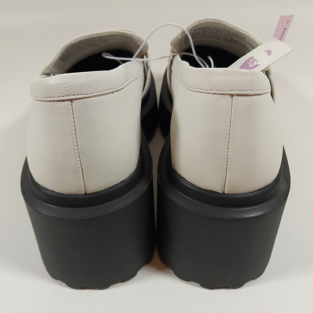 WILD FABLE  Lacey Loafers  Mary Janes Black & White Platform Shoes  Sz 6 1/2 NWT - Picture 3 of 6